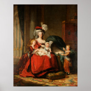 Vigée Le Brun - Marie-Antoinette en haar kinderen Poster