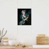 Vigée Le Brun - Marie-Antoinette met een Roos Poster (Keuken)