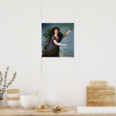 Vigée le brun - portret van een jonge vrouw poster (Keuken)