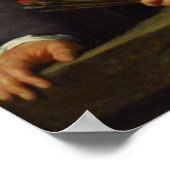 Vigée le brun - portret van Hubert Robert 1788 Poster (Hoek)