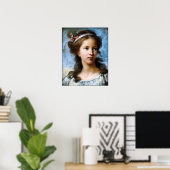 Vigée Le Brun - Portret van Jong Meisje Poster (Thuiskantoor)