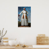 Vigée Le Brun - portret van Mohammed Dervish Khan Poster (Keuken)