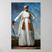 Vigée Le Brun - portret van Mohammed Dervish Khan Poster (Voorkant)