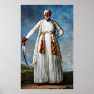 Vigée Le Brun - portret van Mohammed Dervish Khan Poster