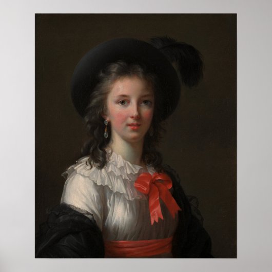 Vigée Le Brun - Self Portrait Poster (Voorkant)
