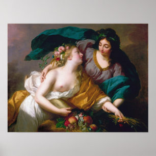 Vigée Le Brun - vrede brengt welvaart terug Poster