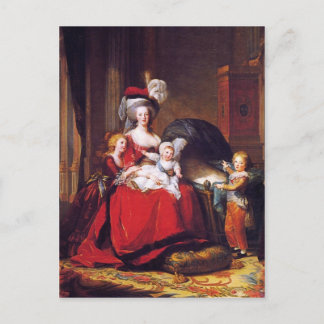 Vigée-Lebrun - Marie Antoinette en haar kinderen Briefkaart