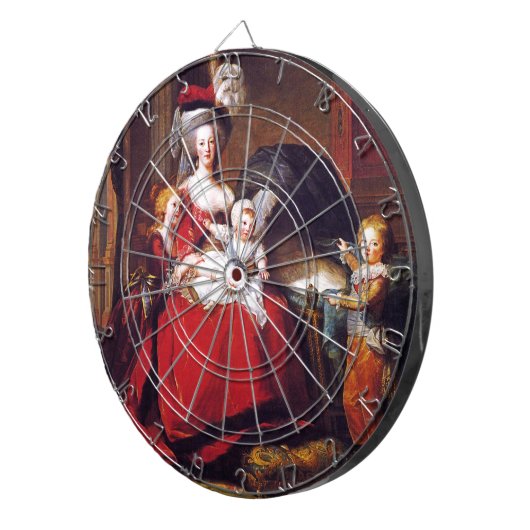 Vigée-Lebrun - Marie Antoinette en haar kinderen Dartbord (Voorkant Rechts)