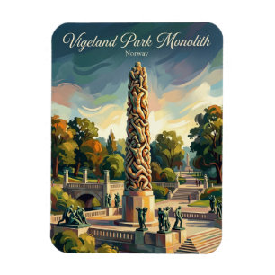 Vigeland Park Noorwegen Magneet