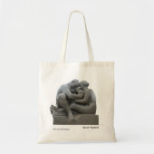 Vigeland sculpture (Oslo, Noorwegen) - canvas tas (Voorkant)
