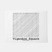 Vigenère Square Cryptography Tabula Rasa Deurmat (Voorkant)