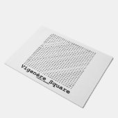 Vigenère Square Cryptography Tabula Rasa Deurmat (Schuin)