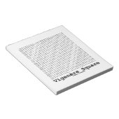 Vigenère Square (Cryptography Tabula Rasa) Notitieblok (Schuin)