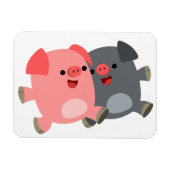 Viggen Flexibel magneet met taarzwart en witte Car (Horizontaal)