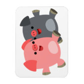 Viggen Flexibel magneet met taarzwart en witte Car (Verticaal)