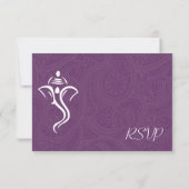 Vighneshvara Wedding RSVP-kaarten RSVP Kaartje (Achterkant)