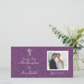 Vighneshvara Wedding Save the Date Fotokaarten (Staand voorkant)