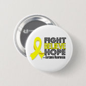 Vight Believe Hope - Sarcoma Ronde Button 5,7 Cm (Voorkant /achterkant)