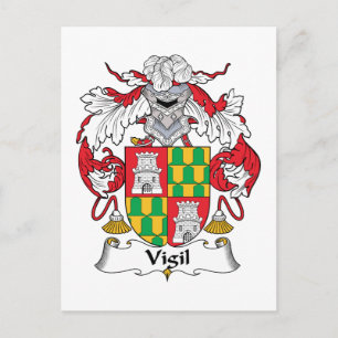 Vigil Family Crest Briefkaart