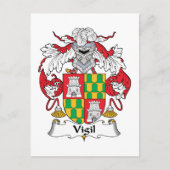 Vigil Family Crest Briefkaart (Voorkant)