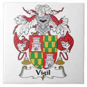 Vigil Family Crest Tegeltje (Voorkant)