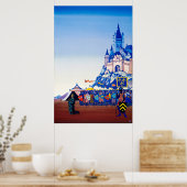 Vigil of Prayer. Joan of Arc van Nicholas Roerich Poster (Keuken)