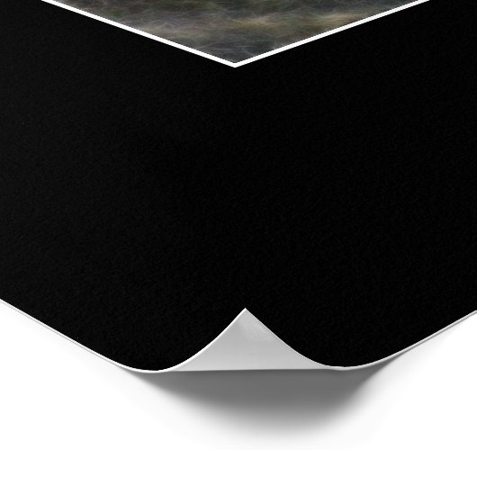 VIGILANCE Grey Wolf Art Poster (Hoek)