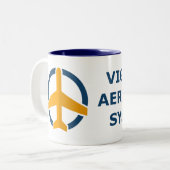 Vigilant Aerospace Two-Tone Coffee Mok (Voorkant links)