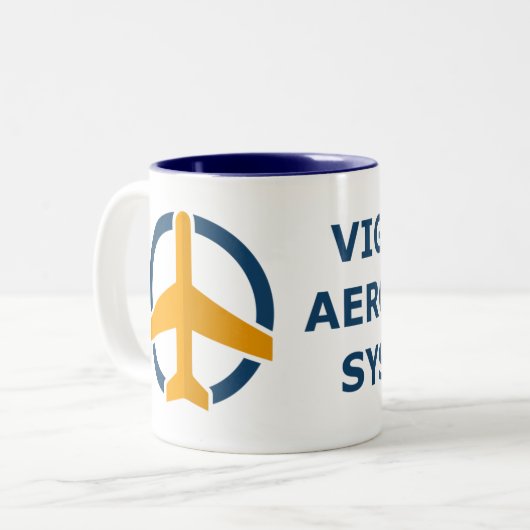 Vigilant Aerospace Two-Tone Coffee Mok (Voorkant links)