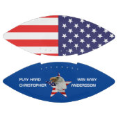 Vigilant Eagle, de Amerikaanse vlag, patriottisch American Football (Panelen)