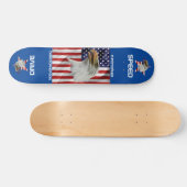 Vigilant Eagle, de Amerikaanse vlag, patriottisch Persoonlijk Skateboard (Horizontaal)