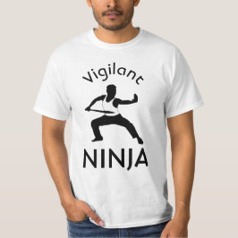 Vigilant Ninja grappig aanpasbaar T-shirt