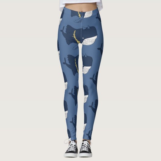 Vigilante Walvis Leggings (Voorkant)