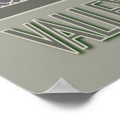 Vigne, Clair de Lune et Chat Blanc 2 Poster (Hoek)