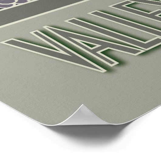 Vigne, Clair de Lune et Chat Blanc 2 Poster (Hoek)