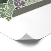 Vigne, Clair de Lune et Chat Blanc Poster (Hoek)