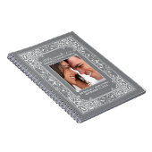 Vignette Bride's Wedding Planner Notebook (grijs) Notitieboek (Rechterzijde)