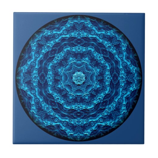 Vignette Mandala Tile Tegeltje (Voorkant)