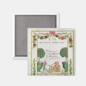 Vignette of "Eau de Fleur d'Oranje" Magneet (Voorkant / Achterkant)