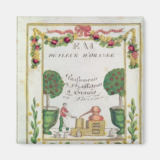 Vignette of "Eau de Fleur d'Oranje" Magneet (Voorkant)