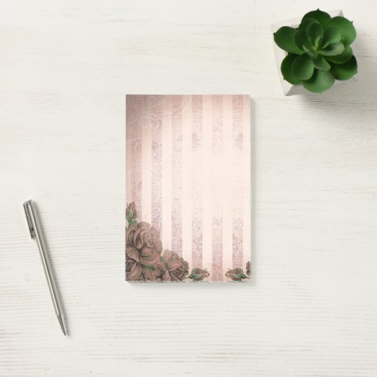 Vignette roze strips en  Rozen Post-it® Notes (Kantoor)