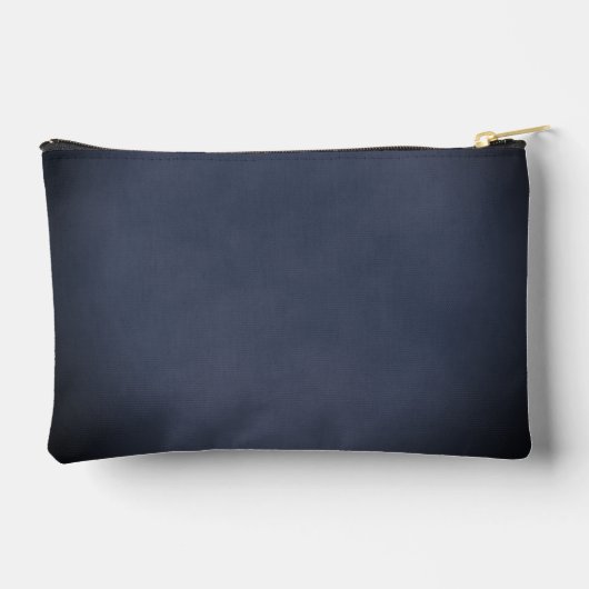 Vignetted Mottled Dark Blue Urban Grunge met naam Etui (Achterkant)