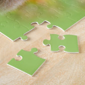 Vignetted Portret of Smiling Blacktail Deer Fawn Legpuzzel (Zijkant)