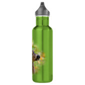 Vignetted Portret of Smiling Blacktail Deer Fawn Waterfles (Rechts)