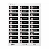 Vignetted Portret van een Inquisitive Saker Falcon Etiket (Full Sheet)