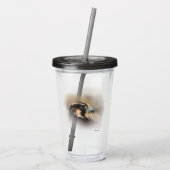 Vignetted Profile of a Peregrine Falcon Acryl Drinkbeker (Achterkant)