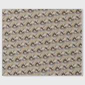 Vignetted Profile of a Peregrine Falcon Cadeaupapier (Vlak)