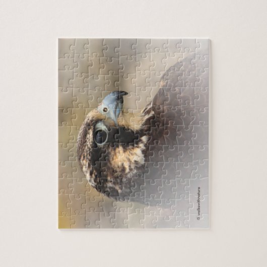 Vignetted Profile of a Peregrine Falcon Legpuzzel (Verticaal)