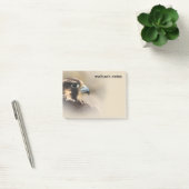 Vignetted Profile of a Peregrine Falcon Post-it® Notes (Kantoor)