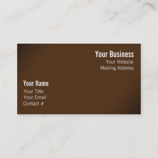 Vignetted Profile of a Peregrine Falcon Visitekaartje (Achterkant)